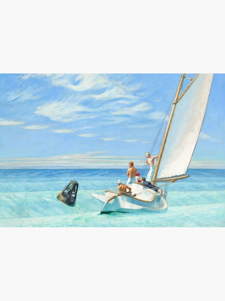 Ground Swell Oil Painting by Edward Hopper by podartist