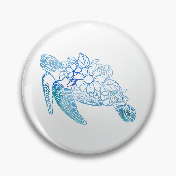 Item preview, Floral Mandala Sea Turtle Lover designed and sold by UniQueensShop.