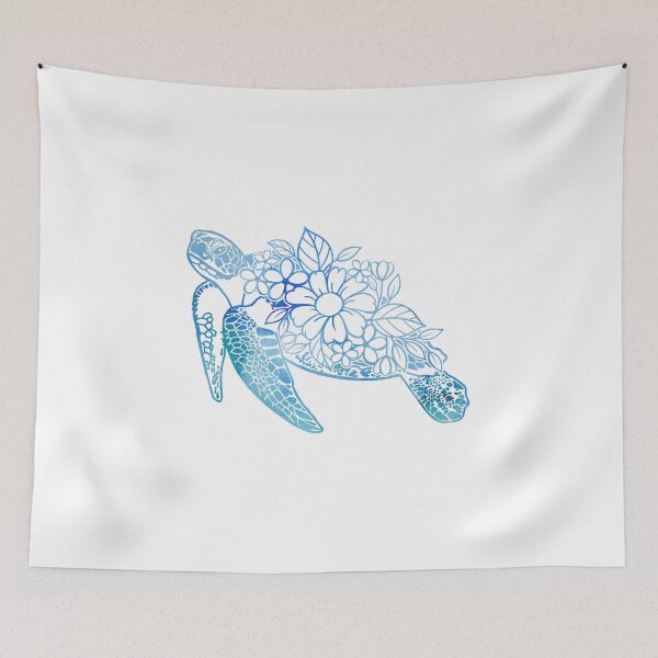 Item preview, Floral Mandala Sea Turtle Lover designed and sold by UniQueensShop.