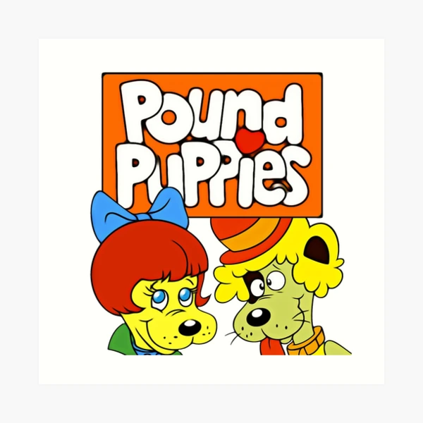 Pound Puppies 80s cartoon classic cute Art Print