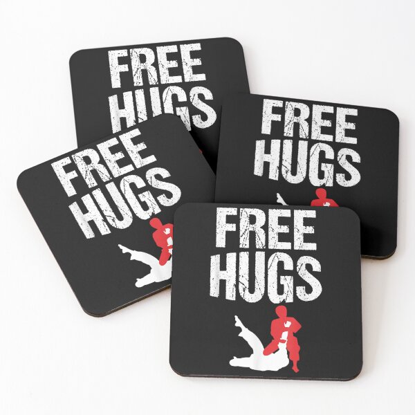 Item preview, Cute Free Hugs Jiu Jitsu BJJ Martial Arts designed and sold by eggenbergdi.