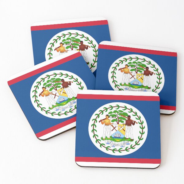 Item preview, Flag of Belize designed and sold by Flags & Cie.