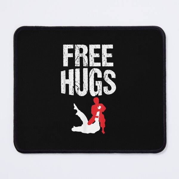 Item preview, Cute Free Hugs Jiu Jitsu BJJ Martial Arts designed and sold by eggenbergdi.