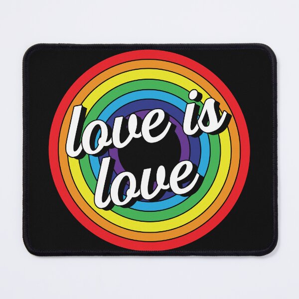 Item preview, Love is Love Retro Rainbow designed and sold by Katey1285.