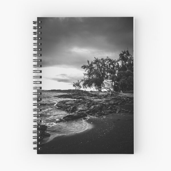 Item preview, big island - black and white beach designed and sold by Perggals© - Stacey Turner.