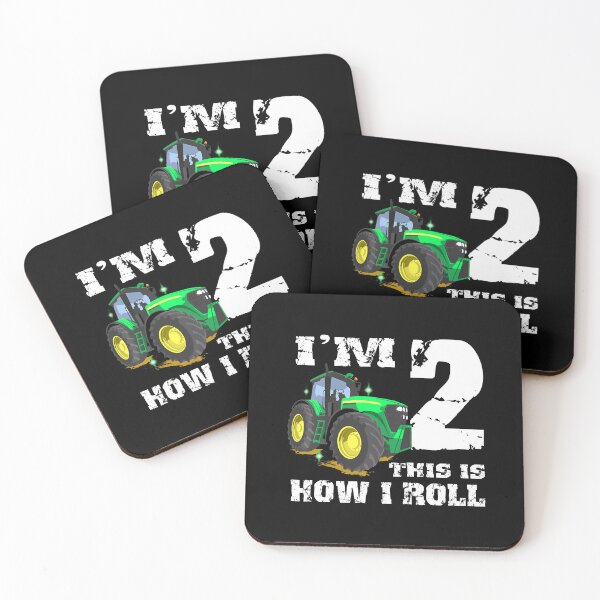 Item preview, I'm 2 Farm Barnyard Tractor 2nd Birthday Party Gifts designed and sold by MalloWilli.