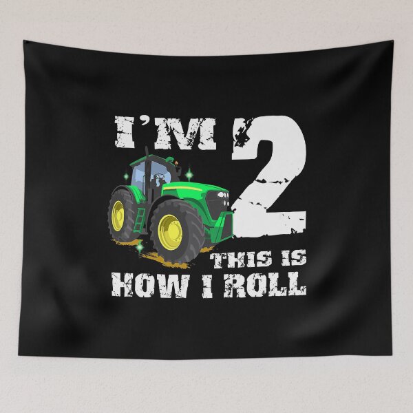Item preview, I'm 2 Farm Barnyard Tractor 2nd Birthday Party Gifts designed and sold by MalloWilli.