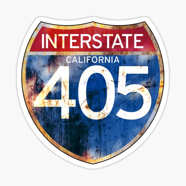 カリフォルニア州405号線インターステート標識 カリフォルニア州405号線インターステート標識 カリフォルニア州405