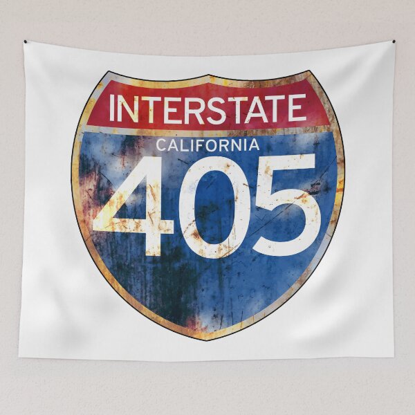 Item preview, INTERSTATE 405 CALIFORNIA IRVINE COSTA MESA SEAL LONG BEACH CARSON LOS ANGELES SHERMAN OAKS SAN FERNANDO  designed and sold by DESTINATIONS DECAL.