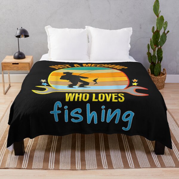 Item preview, Mens mens Just A Mechanic Who Loves Fishing Recreational fishing T-Shirt designed and sold by Kellner-Platt.