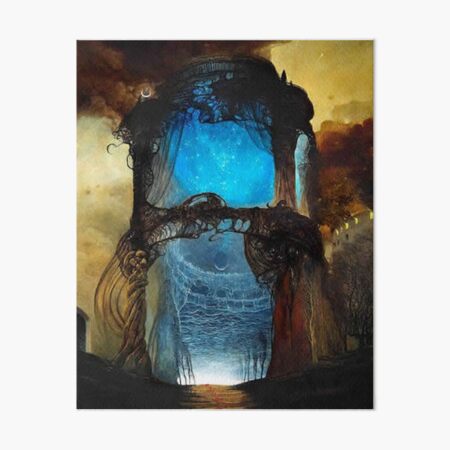 停滞　アートプリント額入り beksinski