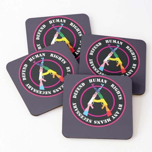 Item preview, Defend Human Rights w Gay and Trans Flag Colors For Men Women designed and sold by WeraMiller.