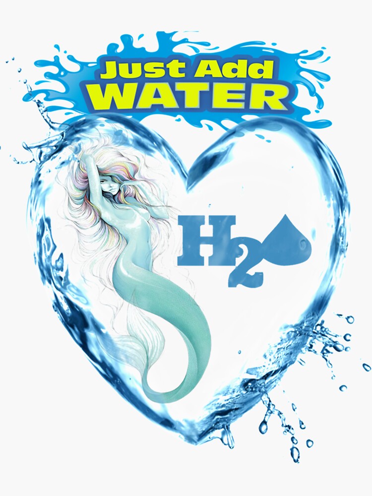 "H2O Just add water funny gifts " Sticker for Sale by DungsiTrung