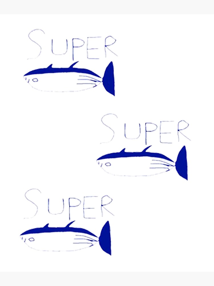 "Super Tuna by Jin" Poster for Sale by BlushingLing Redbubble