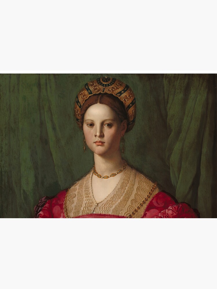 A Young Woman and Her Little Boy Oil Painting by Agnolo Bronzino by podartist