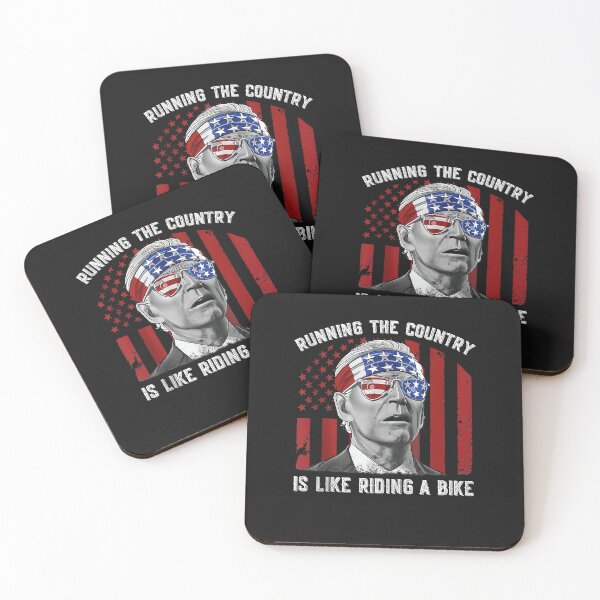Item preview, Funny Merry 4th Of July Joe Biden falling off his bicycle designed and sold by Lynette1241.