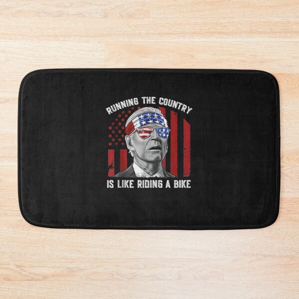 Item preview, Funny Merry 4th Of July Joe Biden falling off his bicycle designed and sold by Lynette1241.