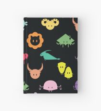 All Signs Pattern- Black Hardcover Journal