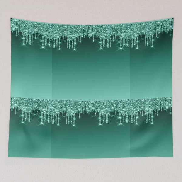 Item preview, Green Glitter Dripping  designed and sold by TrendyGlitter.