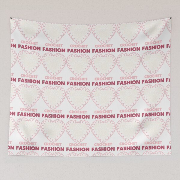 Item preview, Crochet Fashion - Love - Pink Art - Slow Fashion - Crochet Lover designed and sold by ThatCrochetGirl.