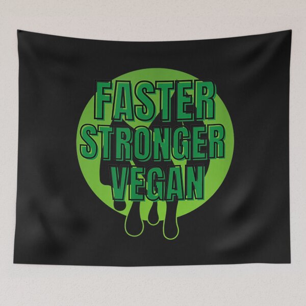 Item preview, Funny Faster Stronger Vegan T-Shirt designed and sold by Kellner-Platt.