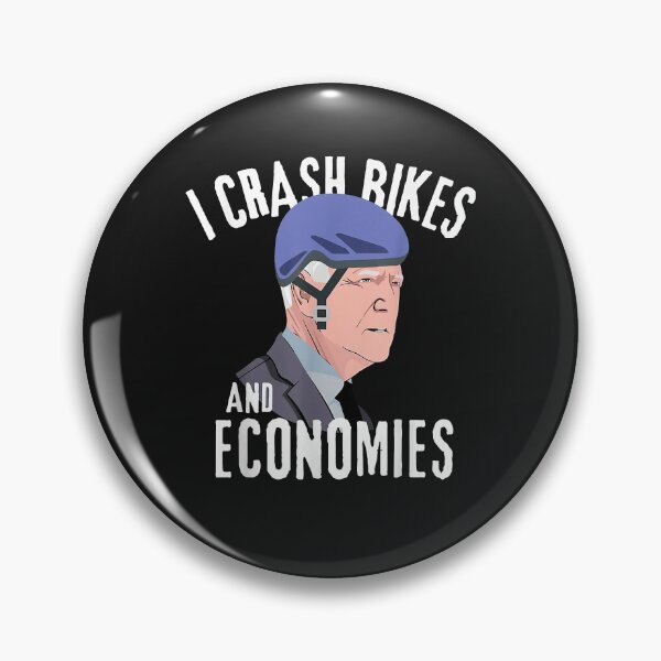 Item preview, I Crash Bikes and Economies Joe Biden Falling off bike designed and sold by Lynette1241.