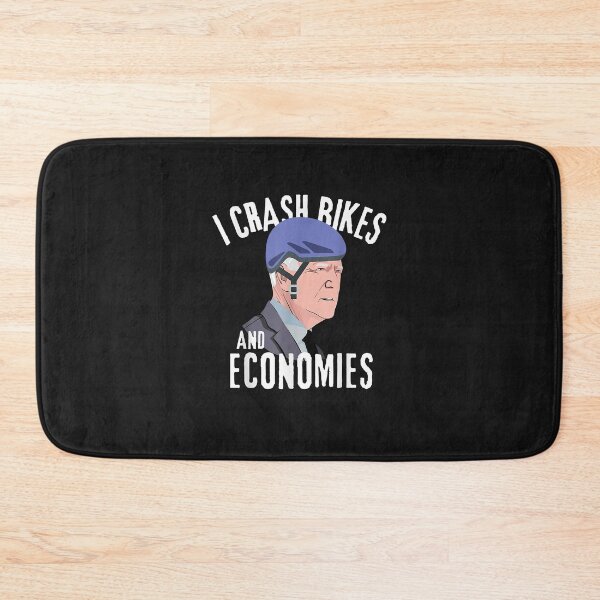 Item preview, I Crash Bikes and Economies Joe Biden Falling off bike designed and sold by Lynette1241.