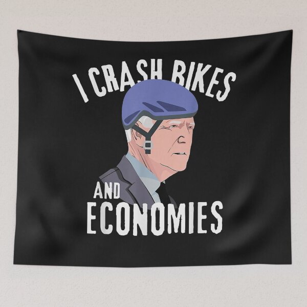 Item preview, I Crash Bikes and Economies Joe Biden Falling off bike designed and sold by Lynette1241.