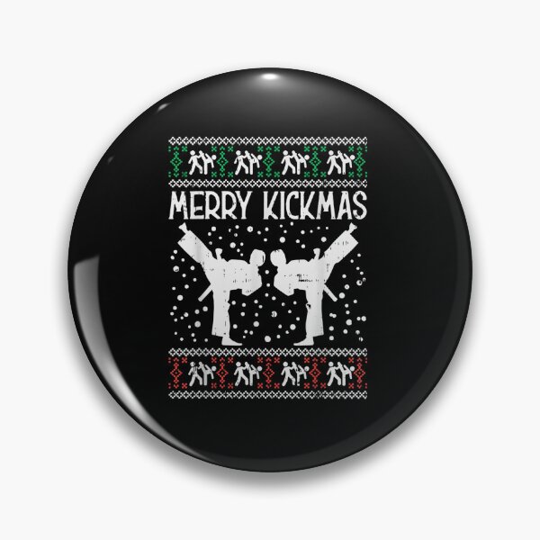 Item preview, Merry Kickmas Ugly Christmas Karate Jiu Jitsu Martial Gift designed and sold by eggenbergdi.