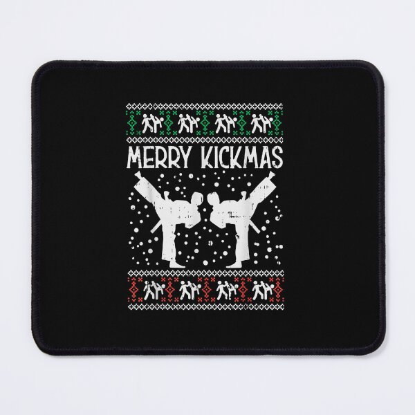 Item preview, Merry Kickmas Ugly Christmas Karate Jiu Jitsu Martial Gift designed and sold by eggenbergdi.