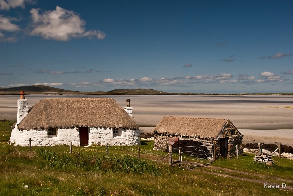 "North Uist Beach House" by KasiaD Redbubble