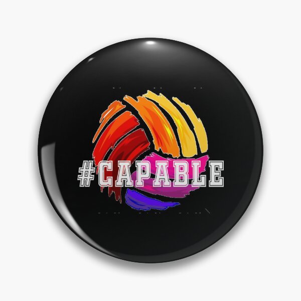Item preview, Volleyball Capable Vintage Sticker designed and sold by gloria1os.