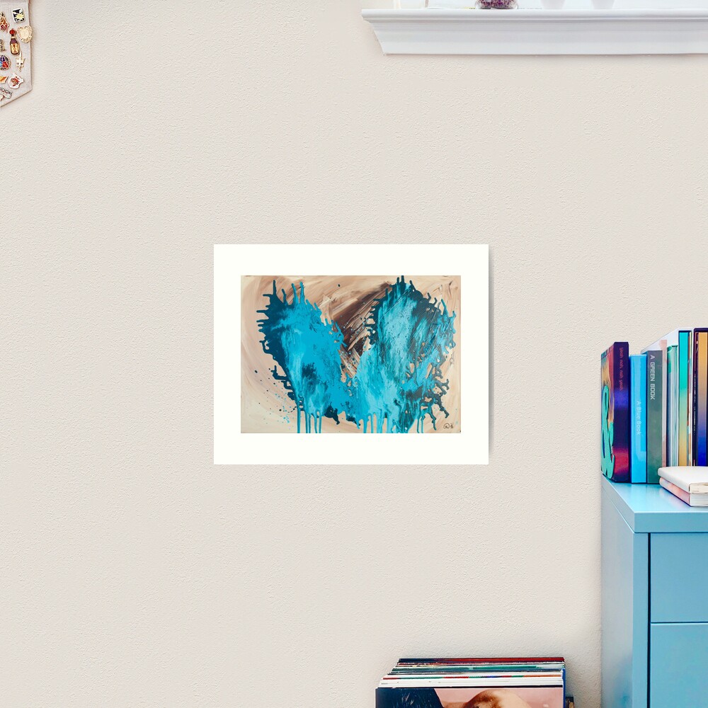 Breathe - Fluid Painting abstract painting Art Print