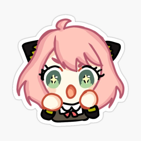 Anya Smug Stickers for Sale