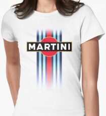 Martini Racing stripe Women's Fitted T-Shirt