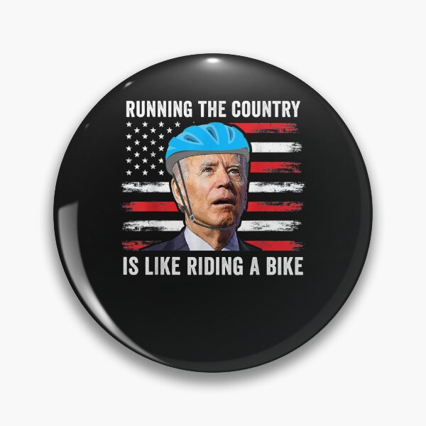 Item preview, Joe Biden falling off his bicycle Funny Biden Falls off Bike designed and sold by Lynette1241.