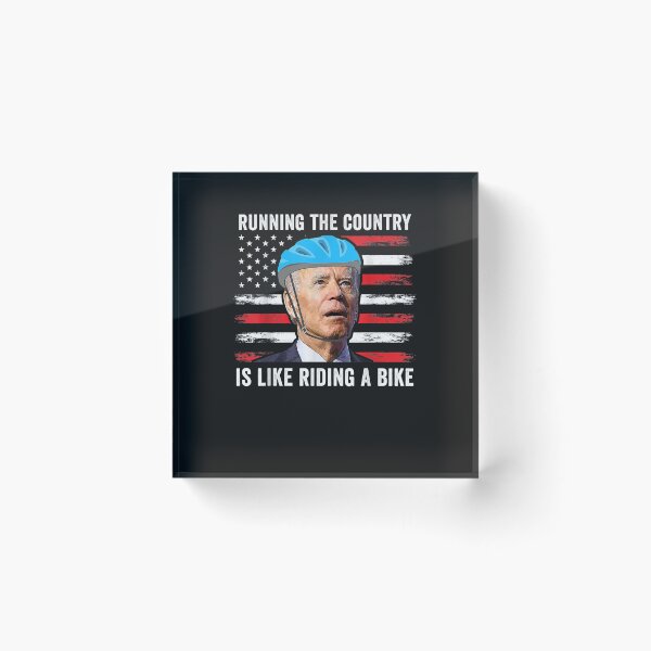 Item preview, Joe Biden falling off his bicycle Funny Biden Falls off Bike designed and sold by Lynette1241.
