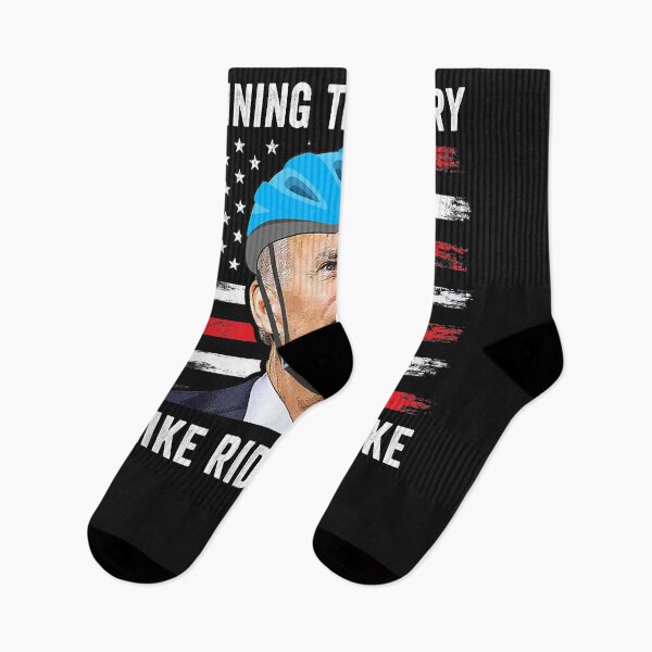 Item preview, Joe Biden falling off his bicycle Funny Biden Falls off Bike designed and sold by Lynette1241.