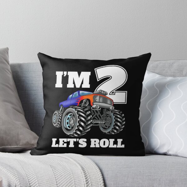 Item preview, I'm 2 Let's Roll Monster Truck 2nd Birthday Boy 2 Two Year Old designed and sold by MalloWilli.