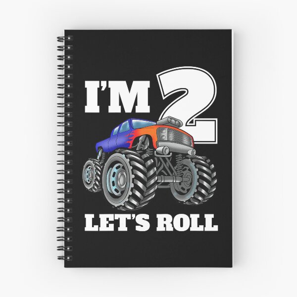 Item preview, I'm 2 Let's Roll Monster Truck 2nd Birthday Boy 2 Two Year Old designed and sold by MalloWilli.