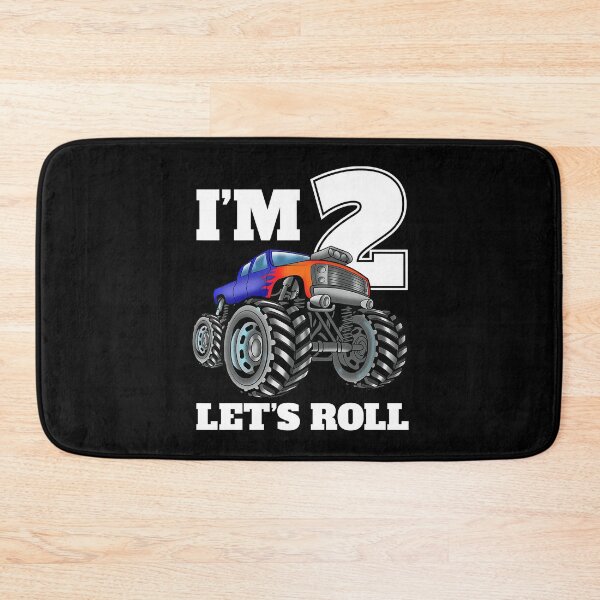 Item preview, I'm 2 Let's Roll Monster Truck 2nd Birthday Boy 2 Two Year Old designed and sold by MalloWilli.