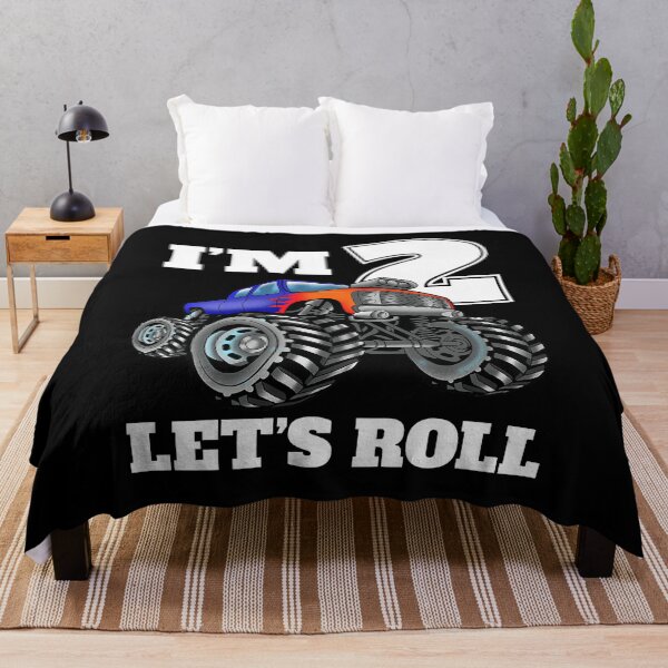 Item preview, I'm 2 Let's Roll Monster Truck 2nd Birthday Boy 2 Two Year Old designed and sold by MalloWilli.