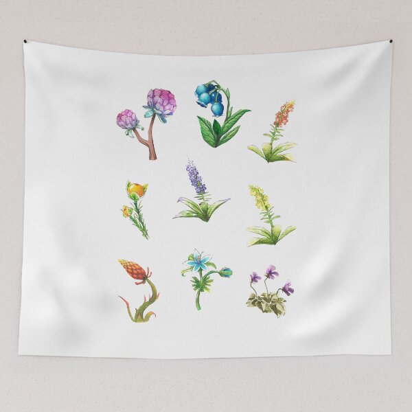 Item preview, BOTW flowers Art Print designed and sold by HuangFengg.
