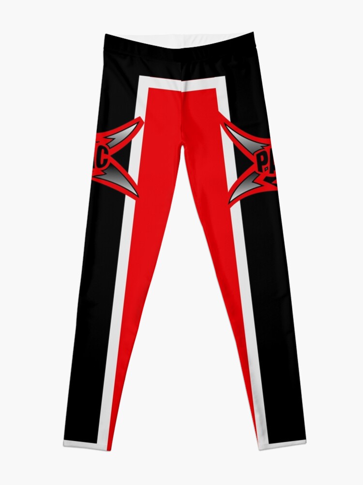 Black red white wrestling tights 