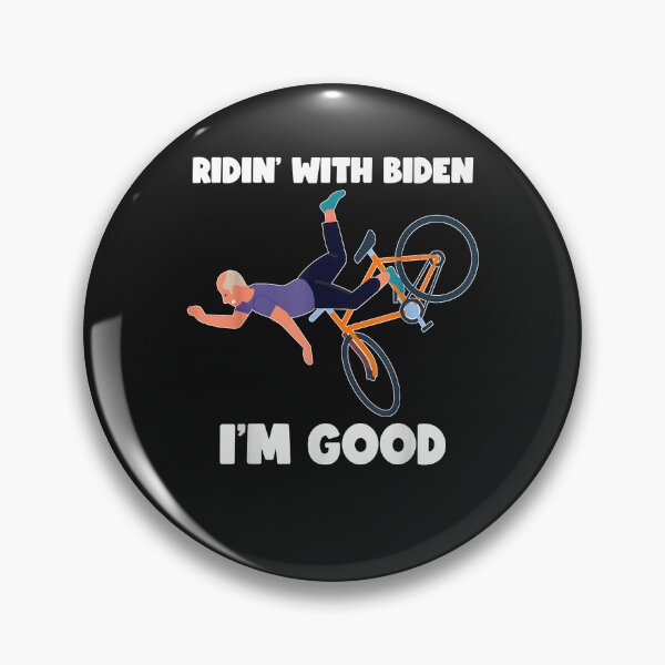 Item preview, Joe Biden falls off his bicycle Funny Biden Falls off Bike designed and sold by Lynette1241.