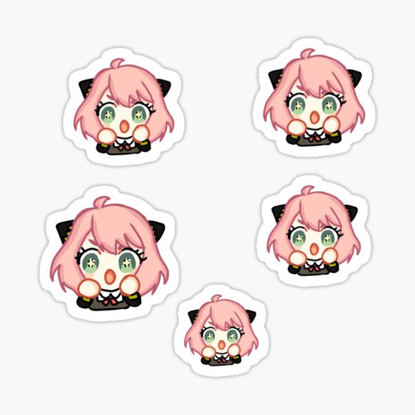 Anya Forger meme Sticker by Otaku World, Anya's face is always good on  stickers : r/AnimeMerchandise