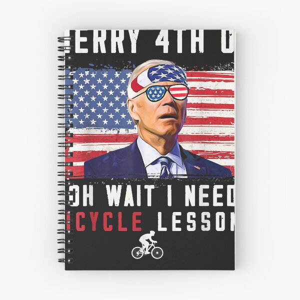 Item preview, Merry 4th of July Biden Bike Bicycle falls Off funny designed and sold by Lynette1241.