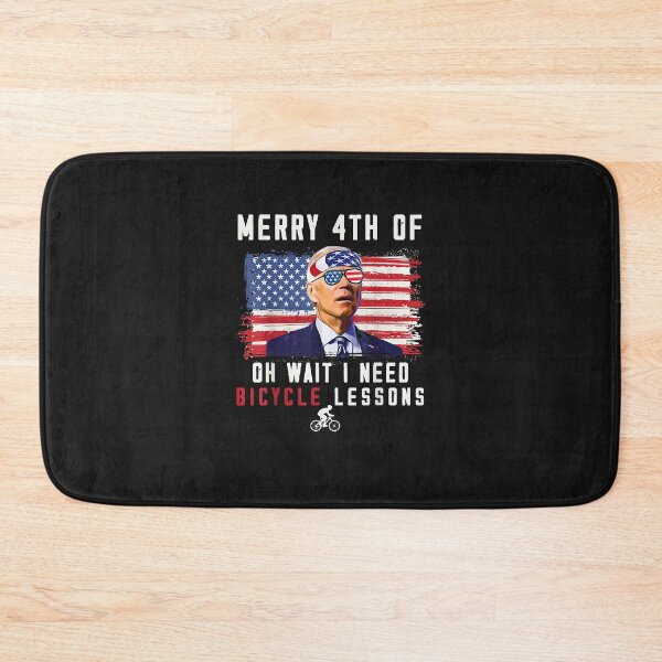 Item preview, Merry 4th of July Biden Bike Bicycle falls Off funny designed and sold by Lynette1241.