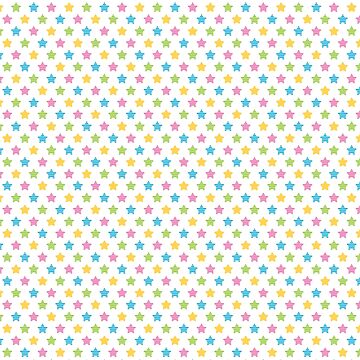 Artwork thumbnail, Striped colorful stars by Petits Pixels