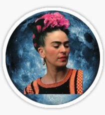 frida kahlo moon Sticker